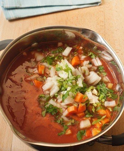 Очень вкусный итальянский суп!