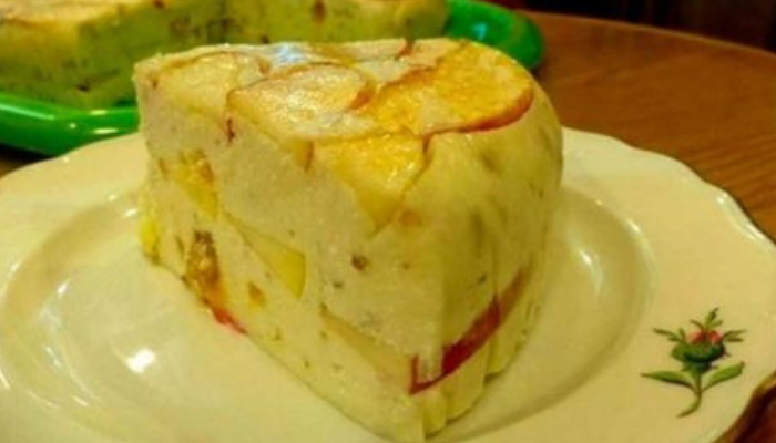Творожный торт с яблоками без выпечки: вкуснейшее лакомство к чаю