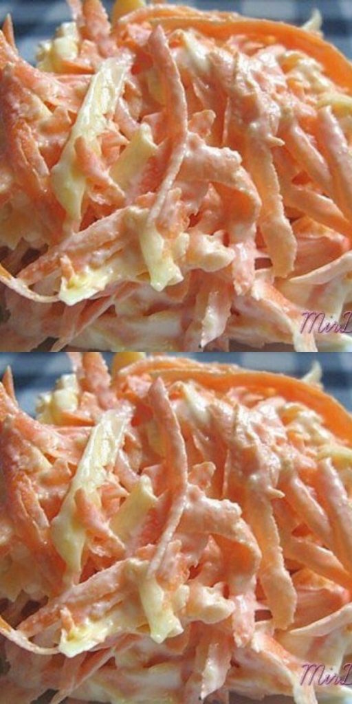 Морковный салат с яйцом — можно даже на ночь!