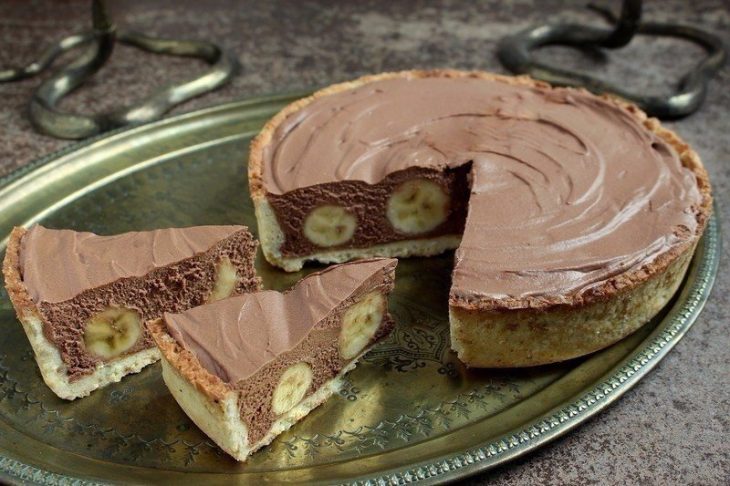 ТОРТ С БАНАНАМИ И ШОКОЛАДНЫМ МУССОМ ТОРТ С БАНАНАМИ И ШОКОЛАДНЫМ МУССОМ