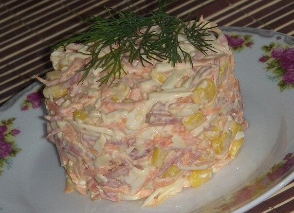 БЫСТРЫЙ И ВКУСНЫЙ САЛАТ