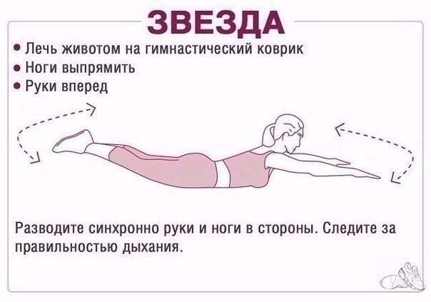 Эффективные упражнения: прорабатываем спину, ягодицы, ноги