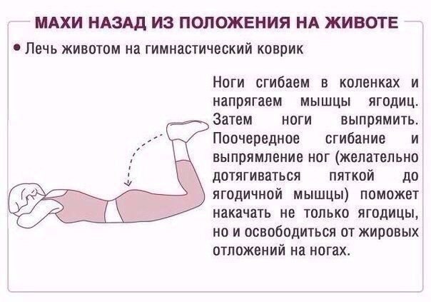 Эффективные упражнения: прорабатываем спину, ягодицы, ноги