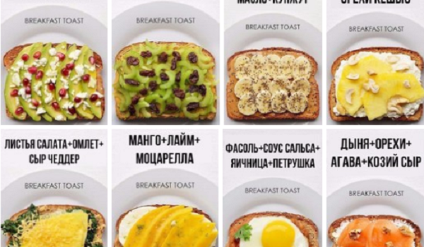Фитнес бутерброды. Вкусные и полезные сочетания!