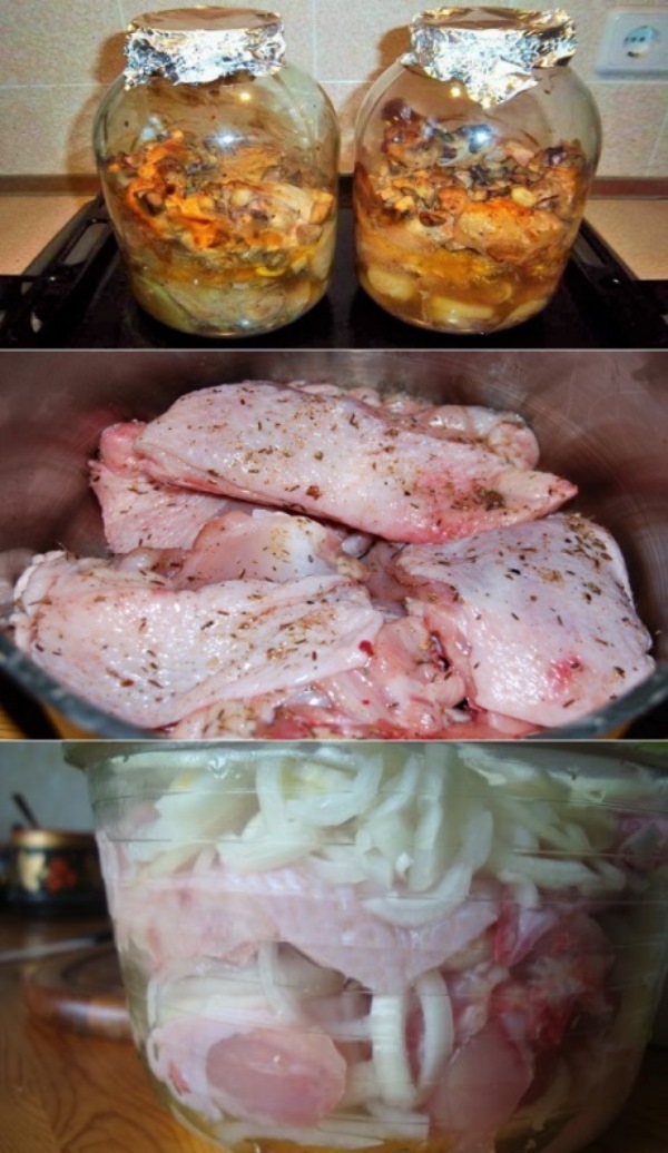 Курица в банке — вкуснятина просто! Муж теперь только и просит. Даю рецепт.