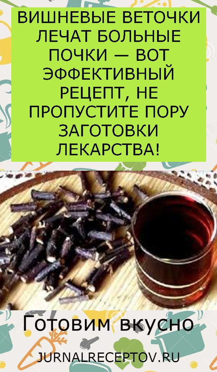 ВИШНЕВЫЕ ВЕТОЧКИ ЛЕЧАТ БОЛЬНЫЕ ПОЧКИ — ВОТ ЭФФЕКТИВНЫЙ РЕЦЕПТ, НЕ ПРОПУСТИТЕ ПОРУ ЗАГОТОВКИ ЛЕКАРСТВА!