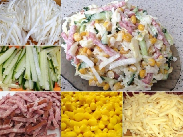 Аппетитный салат "Дарина" можно съесть всю тарелку и не заметить.