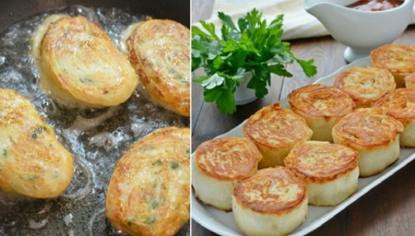 БЕЗУМНО ВКУСНЫЕ РУЛЕТИКИ ИЗ КАРТОФЕЛЯ И ЛАВАША. ВСЯ СЕМЬЯ ОБОЖАЕТ! ЭТО ДАЖЕ ЛУЧШЕ ЧЕМ МЯСО!