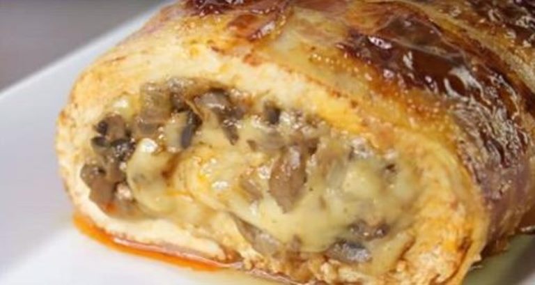 Этот рулет из куриной грудки с начинкой стал моим любимым рецептом