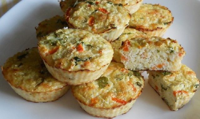 Маффины из цветной капусты. Так вкусно и необычно!