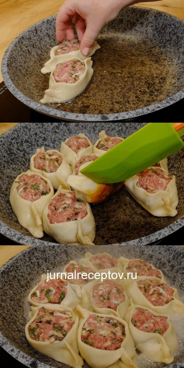 Мясные лодочки на сковороде: просто, сытно и вкусно Мясные лодочки на сковороде: просто, сытно и вкусно