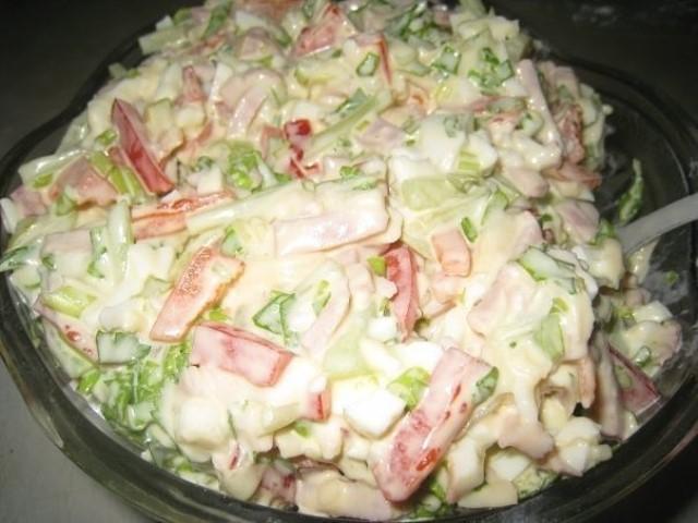 Очень вкусный салатик "Берлинский".
