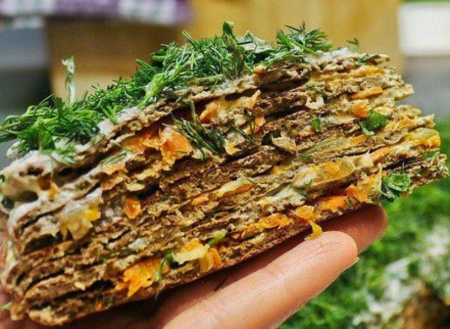 Печеночный тортик, вы такой еще не ели!