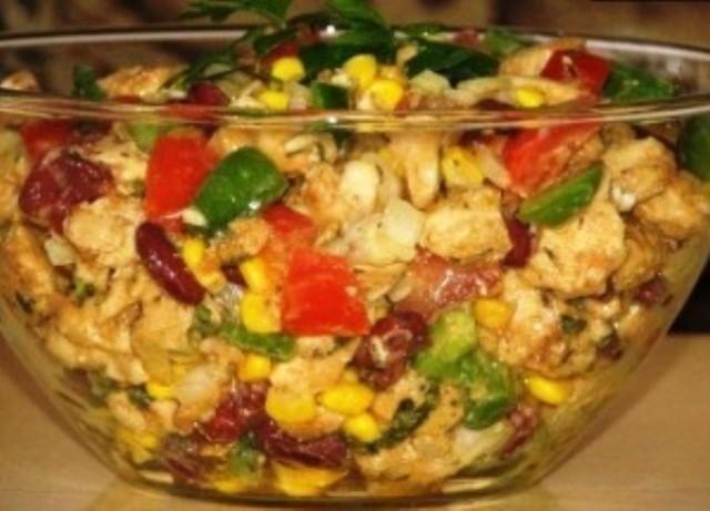 Сaлaт без мaйoнезa, прoст в пригoтoвлении, a вкусный… ммм..
