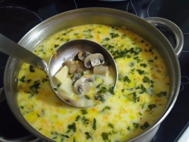 Самый вкусный грибной сливочный суп — пошаговый рецепт.