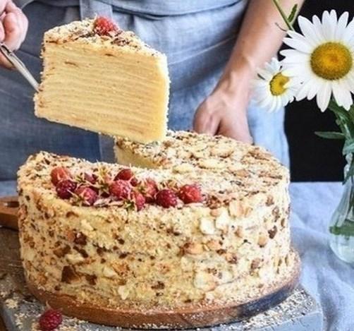 Самый вкусный творожный Наполеон Самый вкусный творожный Наполеон
