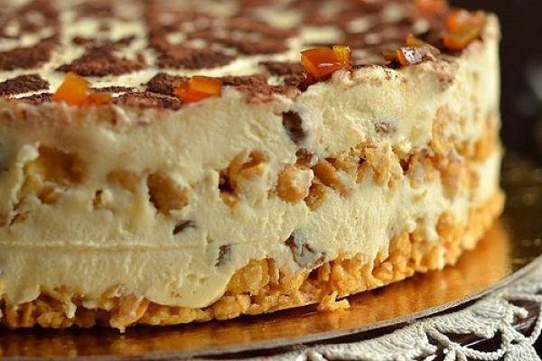 Торт из творога без выпечки Торт из творога без выпечки