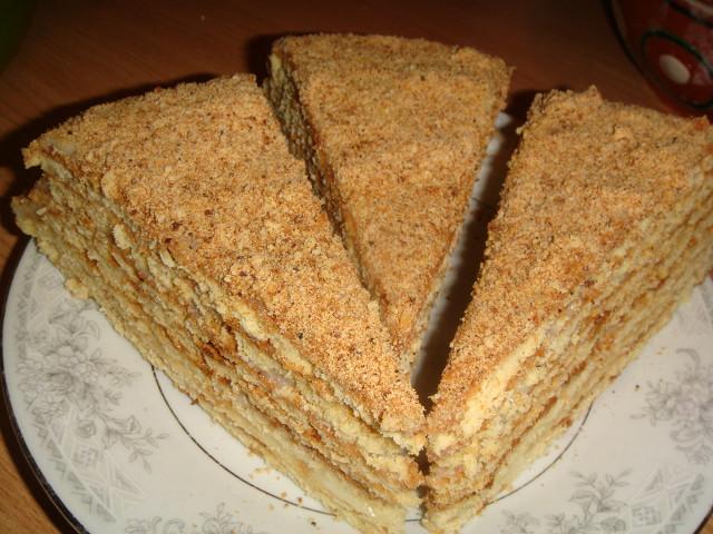Вкусный, нежный, мягкий торт "Медовый без раскатки коржей" (лайт) – тает во рту!