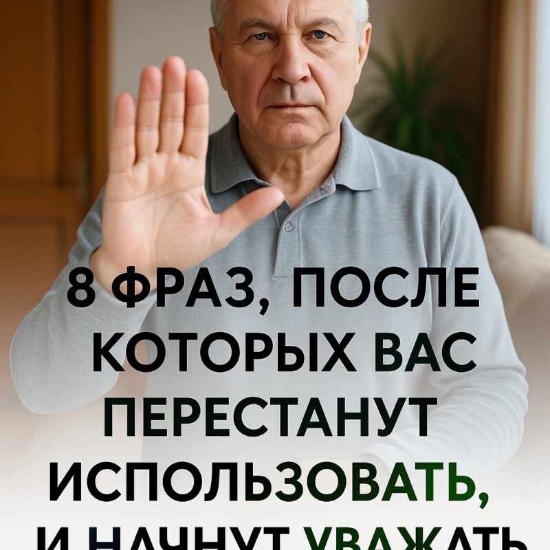 8 фраз, которые ставят людей на место — и навсегда прекращают попытки вами пользоваться. После них к вам начинают относиться с уважением. 8 фраз, которые ставят людей на место — и навсегда прекращают попытки вами пользоваться. После них к вам начинают относиться с уважением.