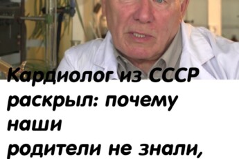 Кардиолог из СССР раскрыл: почему наши родители не знали, что такое тромбы — 3 забытые привычки