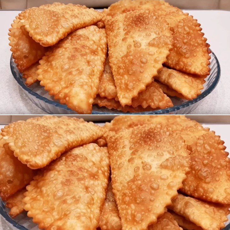 Самые вкусные и сочные чебуреки: тесто получается слоистым, хрустящим и пузырчатым