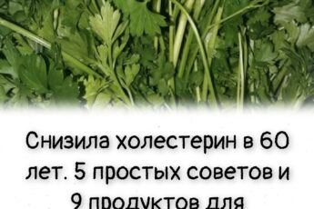 Подписчица поделилась 🌹 Снизила холестерин в 60 лет. 5 простых советов и 9 продуктов для здоровья сосудов