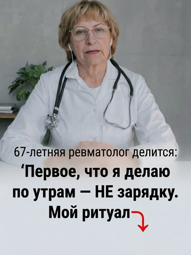 67-летний врач-ревматолог: «Самое важное, что я делаю сразу после пробуждения — вовсе не зарядка, а вот это» 67-летний врач-ревматолог: «Самое важное, что я делаю сразу после пробуждения — вовсе не зарядка, а вот это»