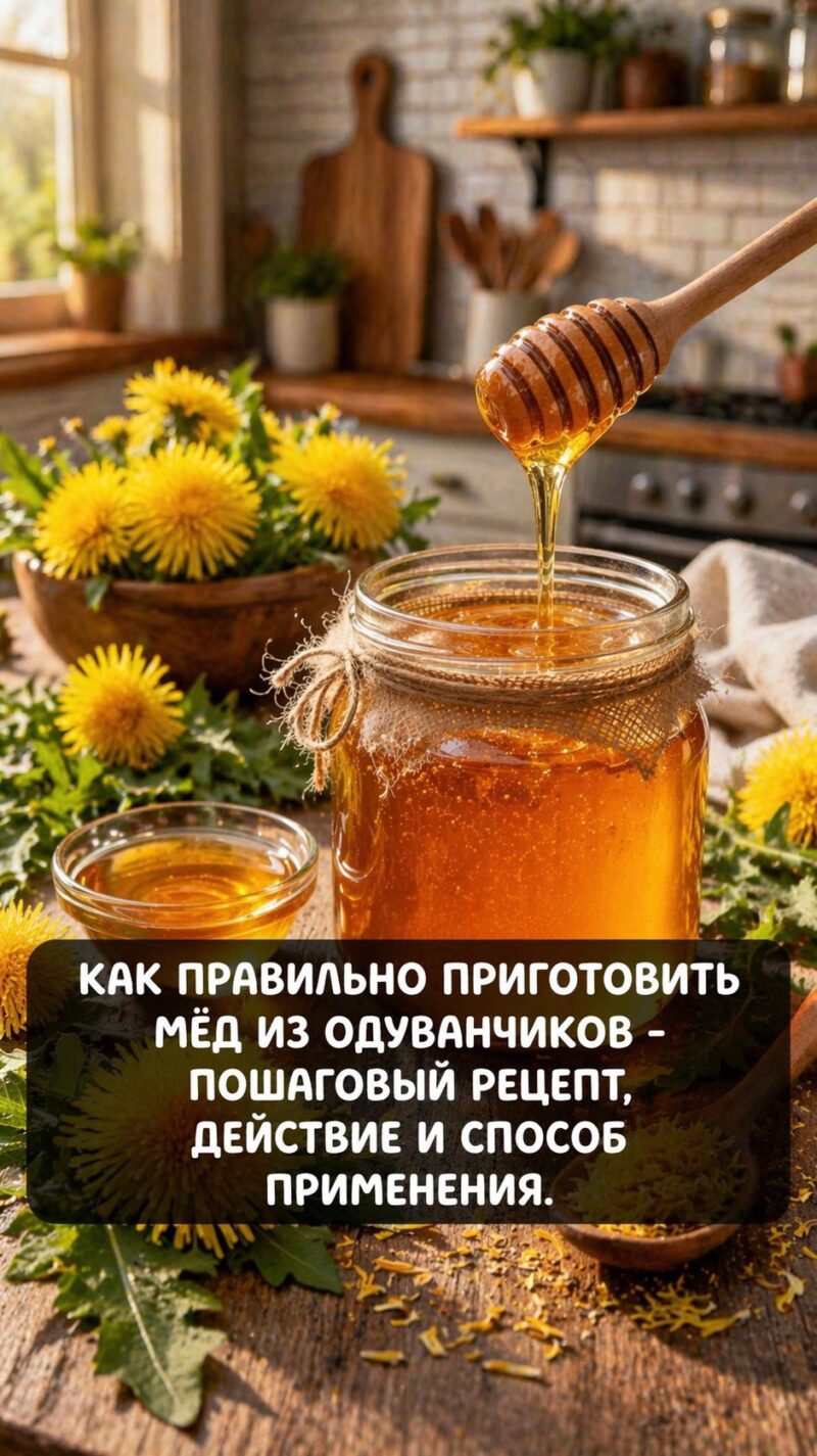 КАК ПРАВИЛЬНО ПРИГОТОВИТЬ МЁД ИЗ ОДУВАНЧИКОВ – РЕЦЕПТ ПОШАГОВО И КОМУ НЕЛЬЗЯ ЕГО УПОТРЕБЛЯТЬ