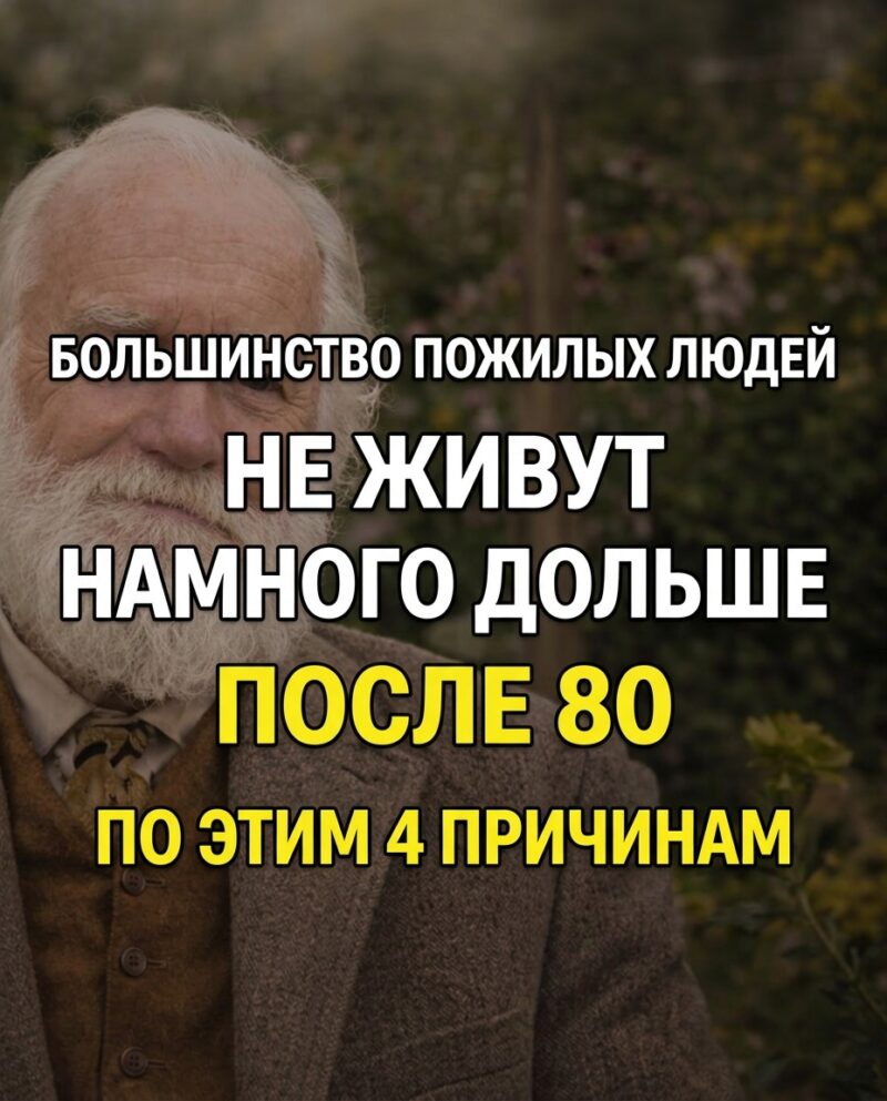 Большинство людей пожилого возраста редко живут дольше 80 лет: вот 4 причины. Большинство людей пожилого возраста редко живут дольше 80 лет: вот 4 причины.