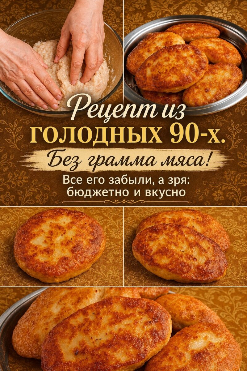 Рецепт из голодных 90-х. Без грамма мяса! Все его забыли, а зря: бюджетно и вкусно Рецепт из голодных 90-х. Без грамма мяса! Все его забыли, а зря: бюджетно и вкусно