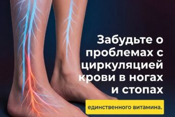 Забудьте о плохом кровообращении в ногах и ступнях! Один-единственный витамин может творить чудеса и подарить вам лёгкость движений.